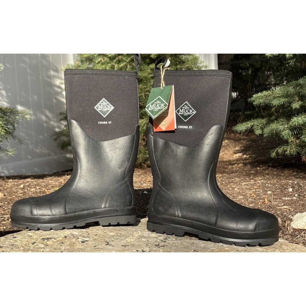 Chore Classic Men's Steel Toe Boot Black CHS000A Size 11 NWT